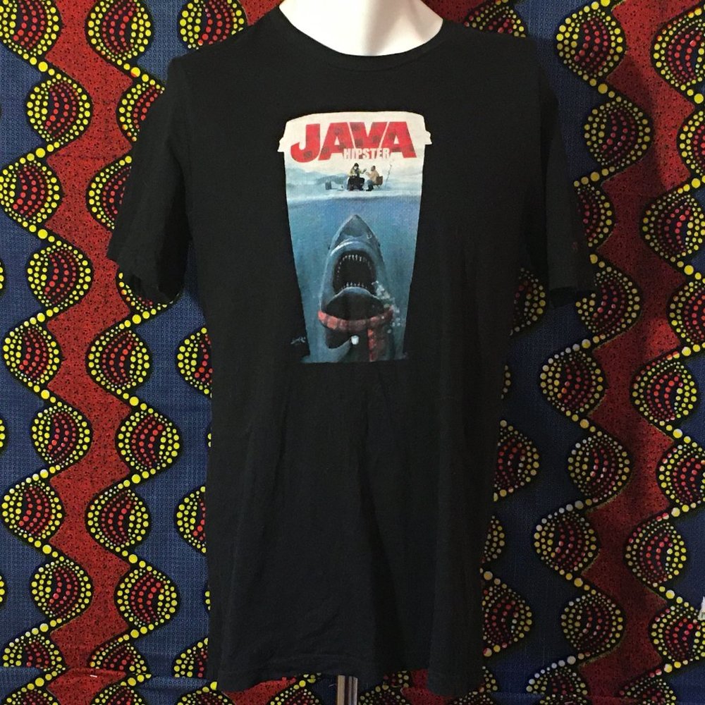 Java Hipster - Jaws - T-shirt - Black - L